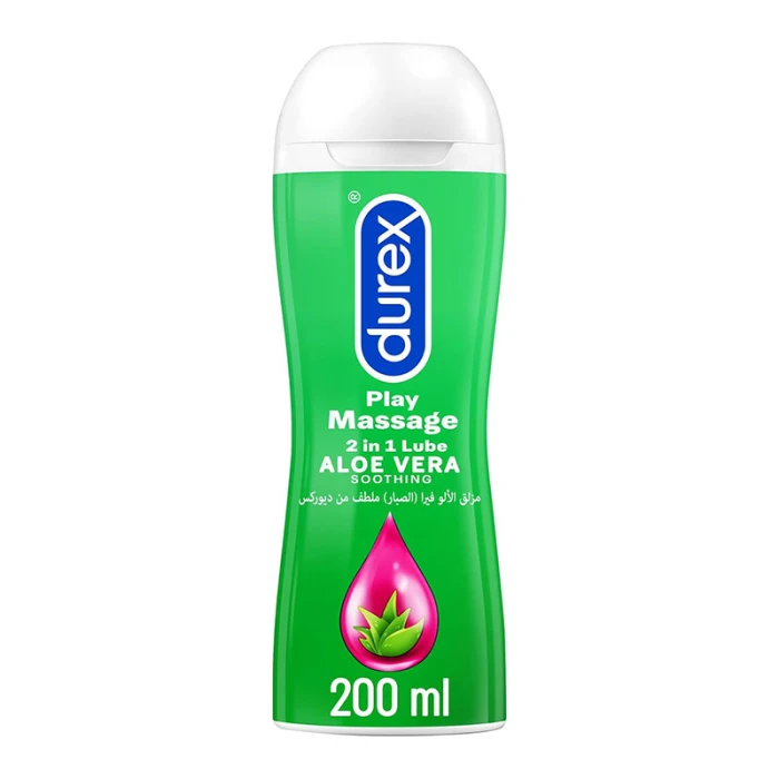 Durex Play Massage Gel 2 In 1 Intimate Lubricant With Soothing Aloe Vera 200 ml  LRC-46173-0